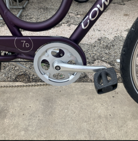 Purple townie bike on sale